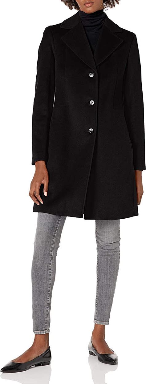 Calvin Klein Women's Wool-Cashmere Blend Coat