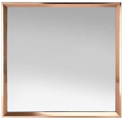 Hamilton Hills Contemporary Brushed Metal Wall Mirror